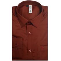 Plain Rust Shirt : Slim
