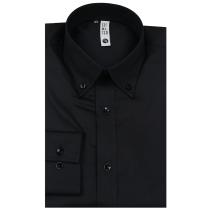 Plain Black Shirt : Slim
