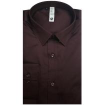 Plain Coffee Shirt : Slim