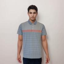 Checks Light Blue T-shirt : Regular