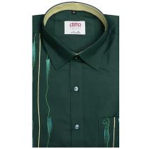 Handpainted Green Shirt : Ditto