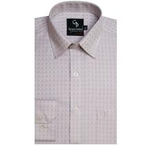 Self Design Mauve Shirt : Business