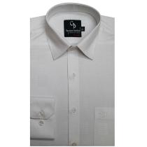 Self Design White Shirt : Business