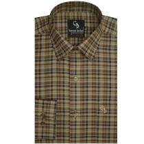 Checks Brown Shirt : Business