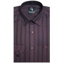 Stripes Brown Shirt : Business