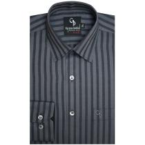 Stripes Gray Shirt : Business
