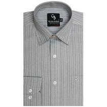 Stripes Gray Shirt : Business