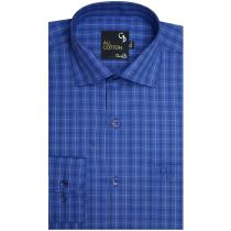 Checks Blue Shirt : Business