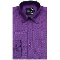 Self Design Purple Shirt : Business