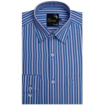 Stripes Blue Shirt : Business