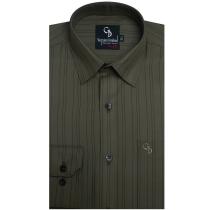 Stripes Dark Green Shirt : Business