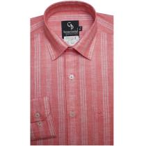 Stripes Peach Shirt : Business