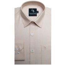 Stripes Peach Shirt : Business
