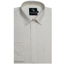 Checks Fawn Shirt : Business