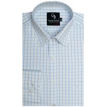 Checks Blue Shirt : 
