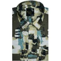 Print Khakhi Shirt : Party
