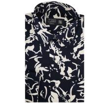 Print Navy Blue Shirt : Ditto