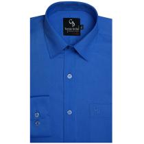 Plain Dark Blue Shirt : Business
