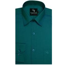 Plain Dark Green Shirt : Business