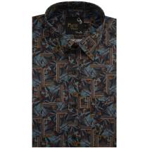 Print Gray Shirt : Party