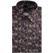 Print Purple Shirt : Party