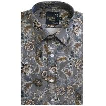 Print Gray Shirt : Party