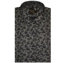 Print Blue Shirt : Party