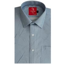 Print Light Blue Shirt : Party