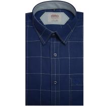 Checks Navy Blue Shirt : Ditto