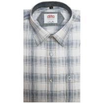 Checks Black Shirt : Ditto