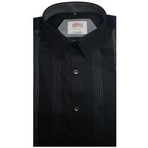 Embroidered Black Shirt : Ditto