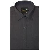 Plain Dark Gray Shirt : Business
