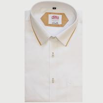 Embroidered White Shirt : Ditto