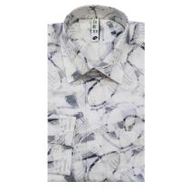 Print White Shirt : Slim