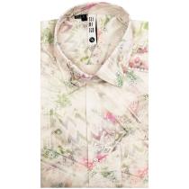 Print White Shirt : Slim