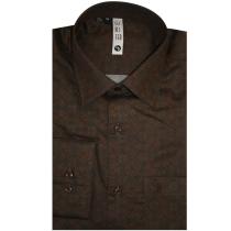 Print Dark Green Shirt : Slim