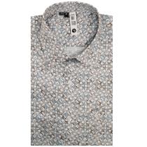 Print Pink Shirt : Slim