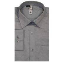 Self Design Dark Gray Shirt : Slim