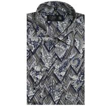 Print Navy Blue Shirt : Ditto