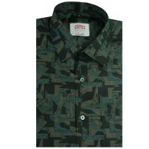 Print Green Shirt : Ditto