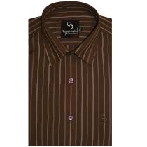 Stripes Brown Shirt : Business