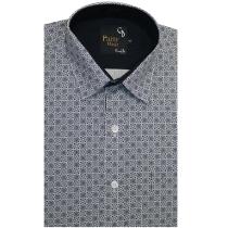 Print Gray Shirt : Party