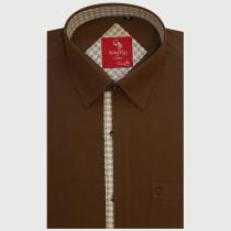 Combination Brown Shirt : Party