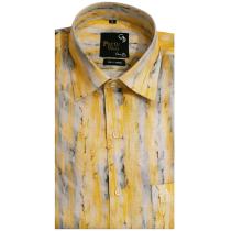Print Yellow Shirt : Party