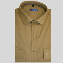 Plain Brown Shirt : Slim