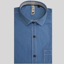 Plain Blue Shirt : 