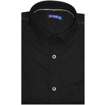 Plain Black Shirt : Slim