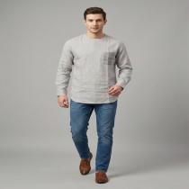 Self Design Gray Shirt : Ditto