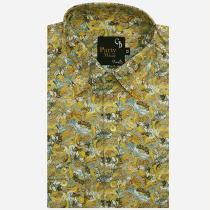 Print Yellow Shirt : Party