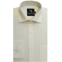 Plain Cream Shirt : Business